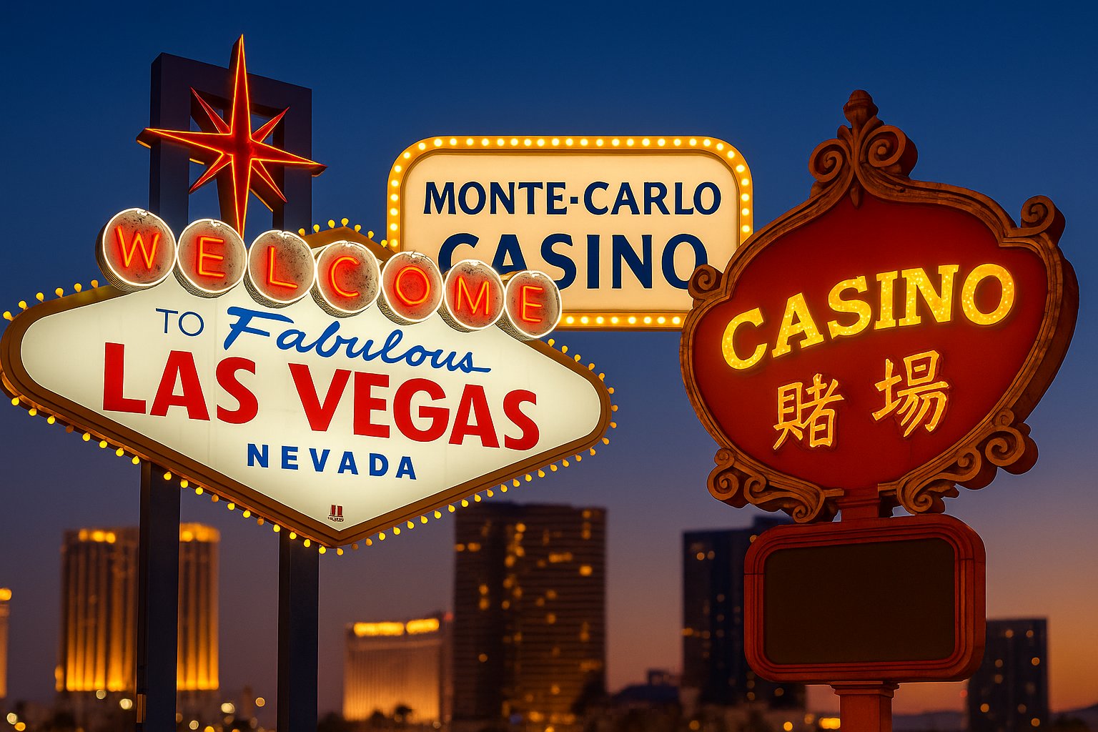 Wo das Glück zu Hause ist: Die größten Casino-Städte der Welt im Vergleich