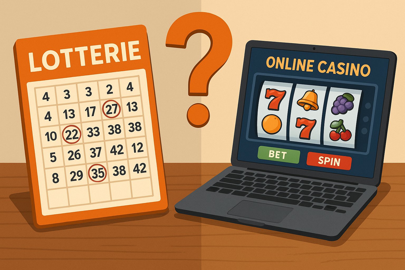 Online-Casinos vs. Lotterien: Wo lohnt sich das Spielen wirklich?